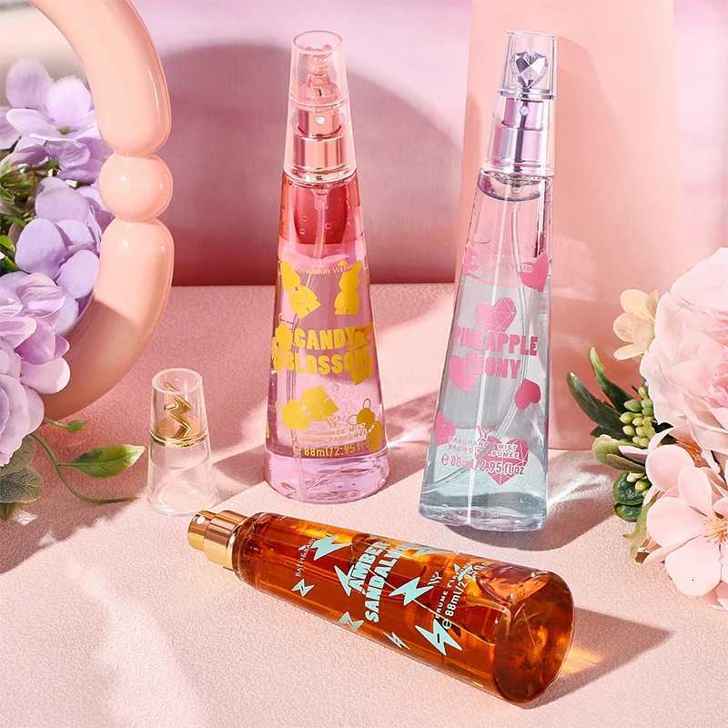 Pheromone Women Long Lasting Fragrance Body Spray Perfume Candy Sweet Floral Fruity Amber Sandalwood Pineapple Peony 88ml Parfum W250712