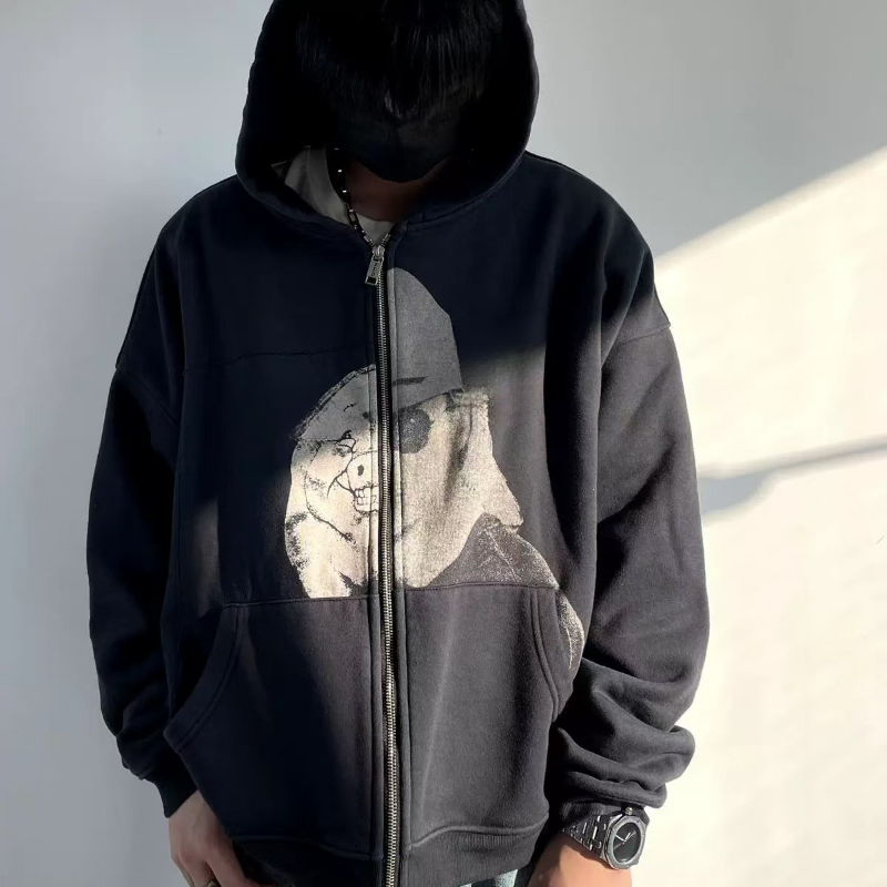 Heavy Weight Fashion Mens Hoodies Casual Thick Cotton Mens Top Hoodies Sweatshirt Male