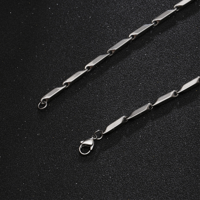 Luxury Jewelry Designer Jewelry IMI Men's Necklace Dominant Titanium Steel Men's Jewelry Gift Choker Trendy Hip Hop Street Dance Clavicle Ch