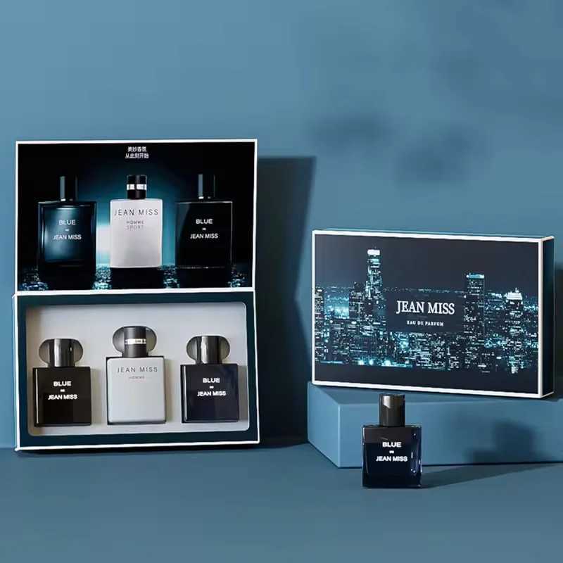 30ML*3 Mens Perfume Set Cologne Long-lasting Toilette 3PCS Gift Box Deodorants Floral Scent Fragrance Pheromone Eau De Parfum W250712
