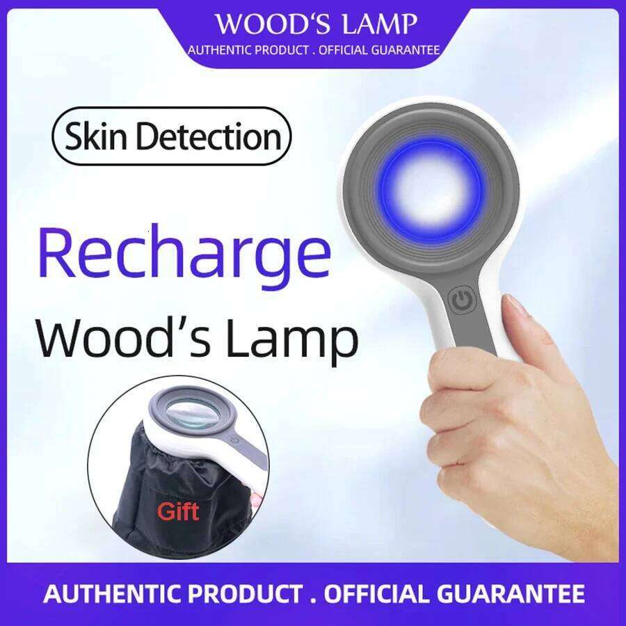 Woods Analyzer UV Magnifying For Beauty Facial Testing Wood Lamp Light Analysis Detection Skin Care