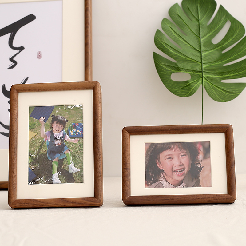 Solid Wood Picture 10X15/15X20/20X25cm Decor A4 Honors Certificate Document High-grade Photo Frame for Desktop Gift H260306