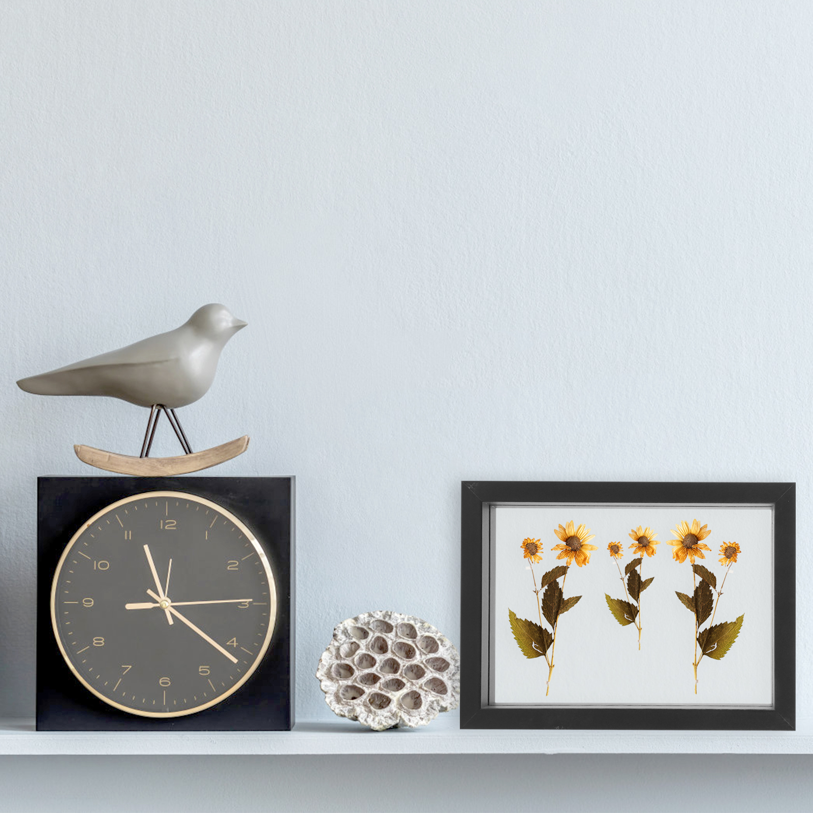 Double Sided Glass Photo Frame 7 Inch Dried Flower Picture Frames Display Pressed Flowers Specimen Home Decor H260306