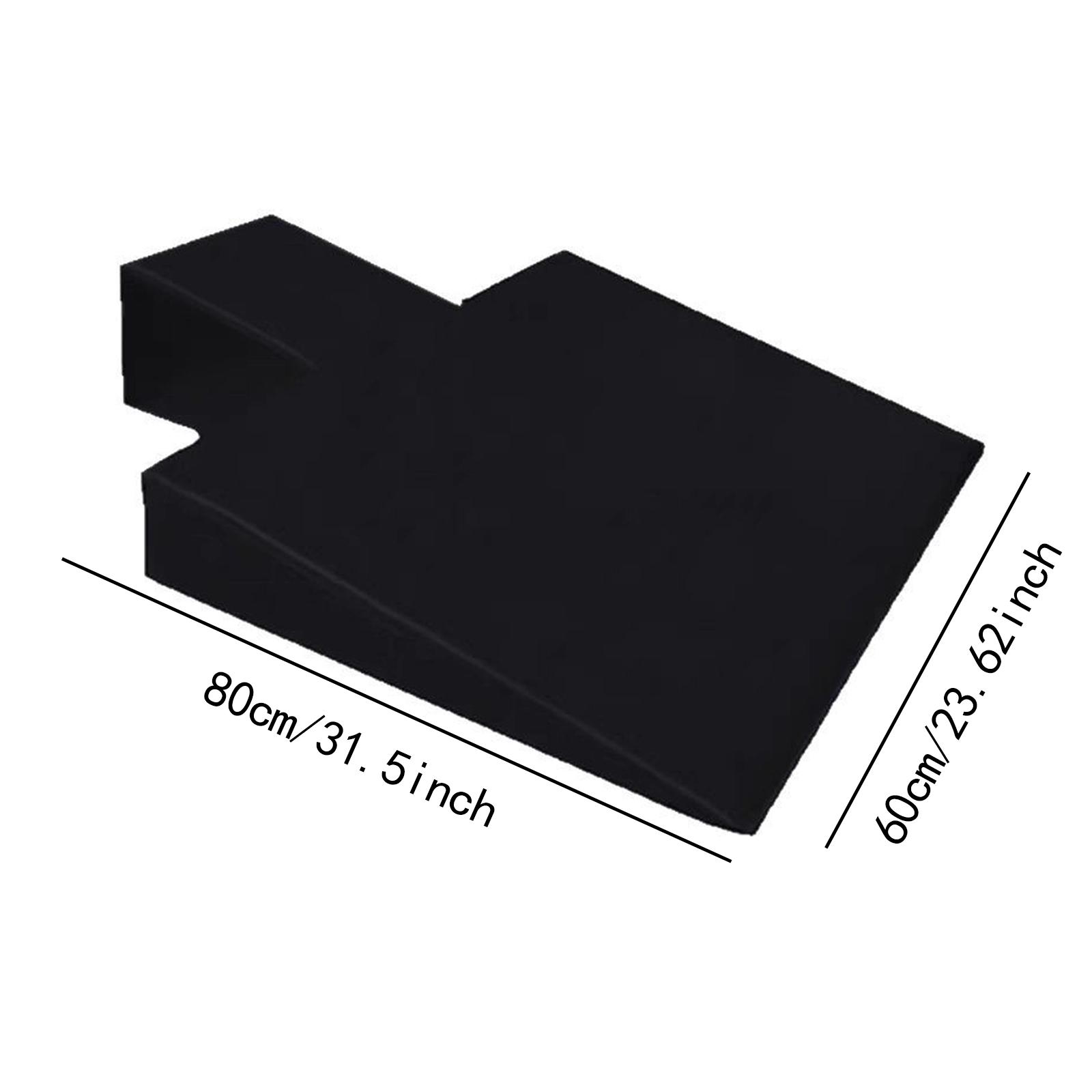 Pilates Reformer Wedge Block Brick Slant Board Large for Home Use Upholstered Wedge Accessories for Bodybuilding Training