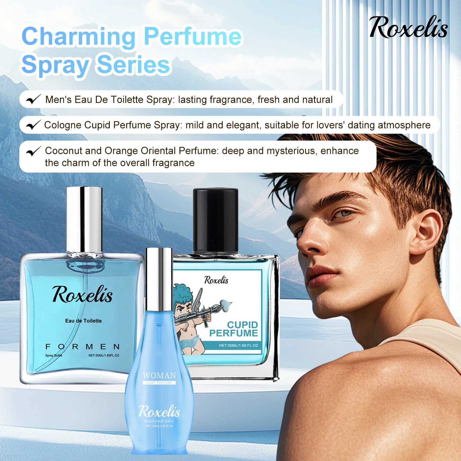Roxelis Pheromone Perfume Spray Freshing Long Lasting Light Fragrance Flirt Seduction Aroma Elegant Release Charm Dating Perfume W250712