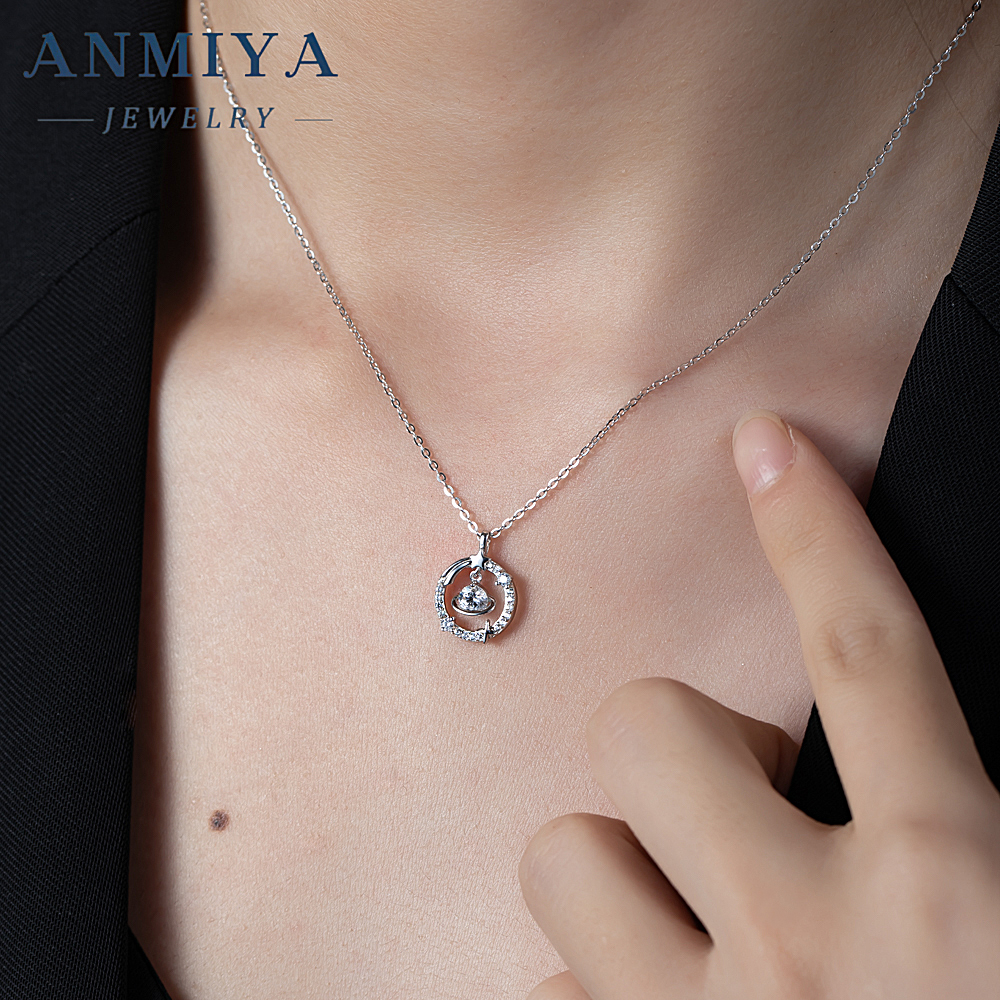 Fashion High Quality Hollow Celestial Star Silver 925 Necklaces for Women Wholesale