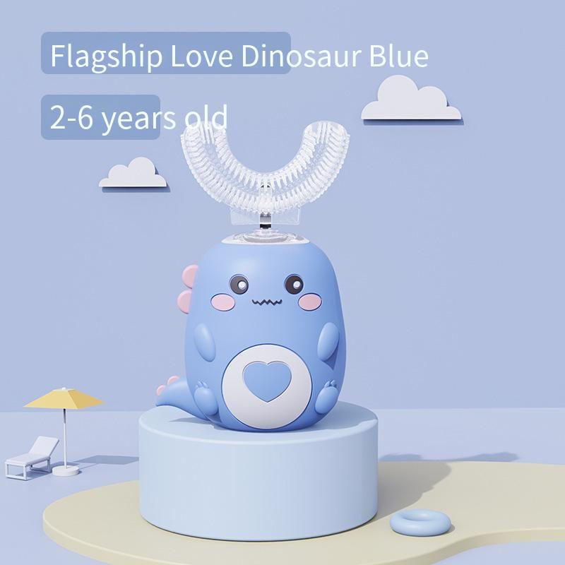 Designer brand new children's electric toothbrush U-shaped 2-6-12-year-old toothbrush artifact to let the baby love to brush and form good habits