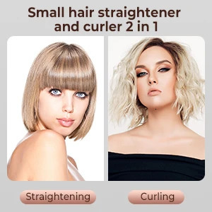Mini Hair Straightener Curling Iron Hair Curler Wand Professional Curly Ceramic Electric Salon Styling Tool Small Crimping 250712