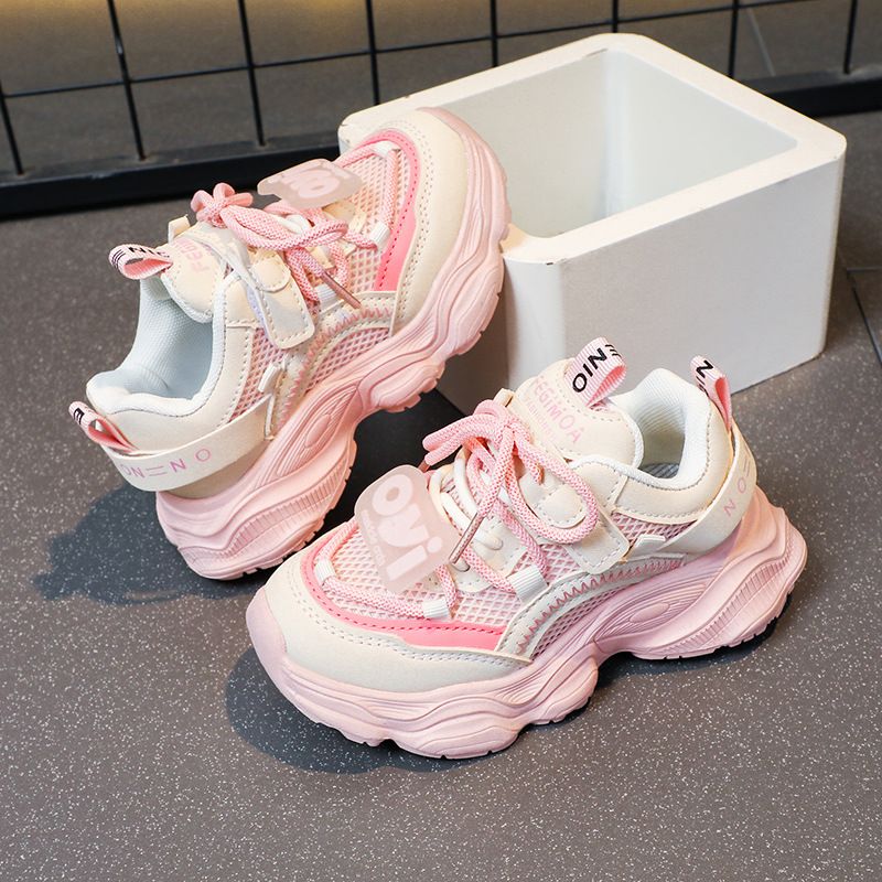 Kids Sport Shoes Autumn Boys Mesh Children Sneakers Girls Casual Sports Shoes Non-Slip Running Toddler shoes With Large Sizes US6C-US5Y 000274