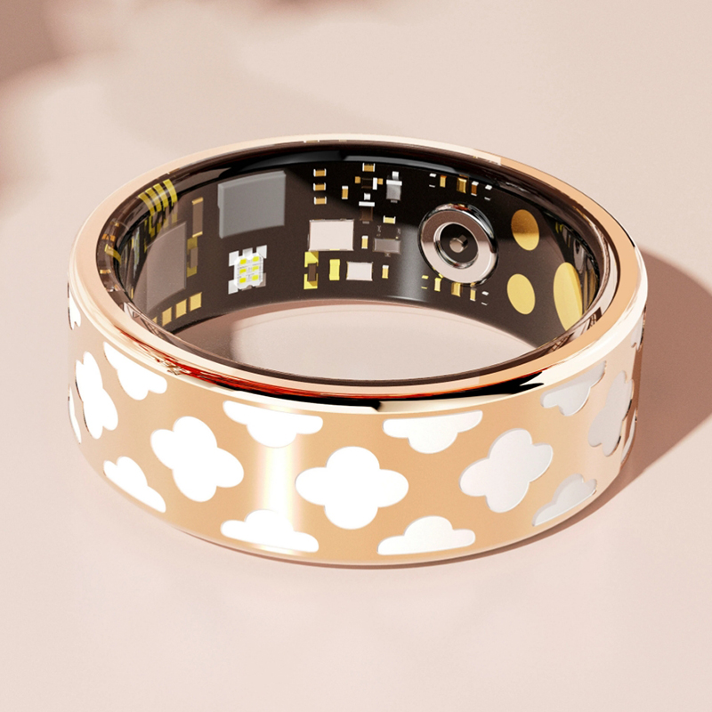 New Fashion Smart Ring Wearable Fitness Tracker Waterproof with Heart Rate Monitoring Function for Men & Women