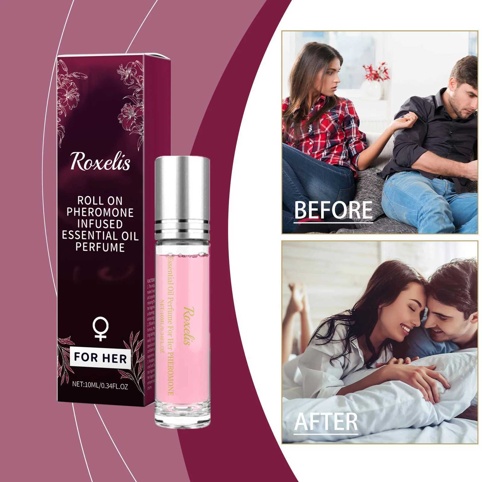 Roxelis Women Ball Perfume Natural Fresh Scent Elegant Charming Lasting Fragrant Ball Design Portable Perfume Skin-Friendly W250712