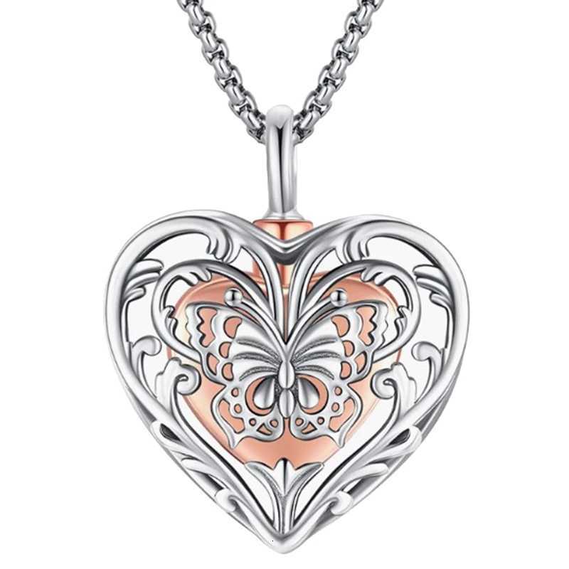 Inside Mini Urn Jewelry Hollow Cration Locket Necklace For Ashes Of Loved Ones Keepsake Pendant Human Pet W250712