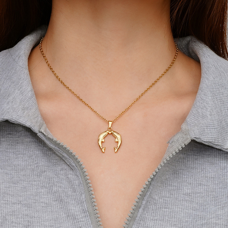 Luxury Jewelry Designer Jewelry Necklace For Women Autumn Smart New Versatile Necklace For Women Fashion Hot Style High-end Stainless Steel 18K Gold J