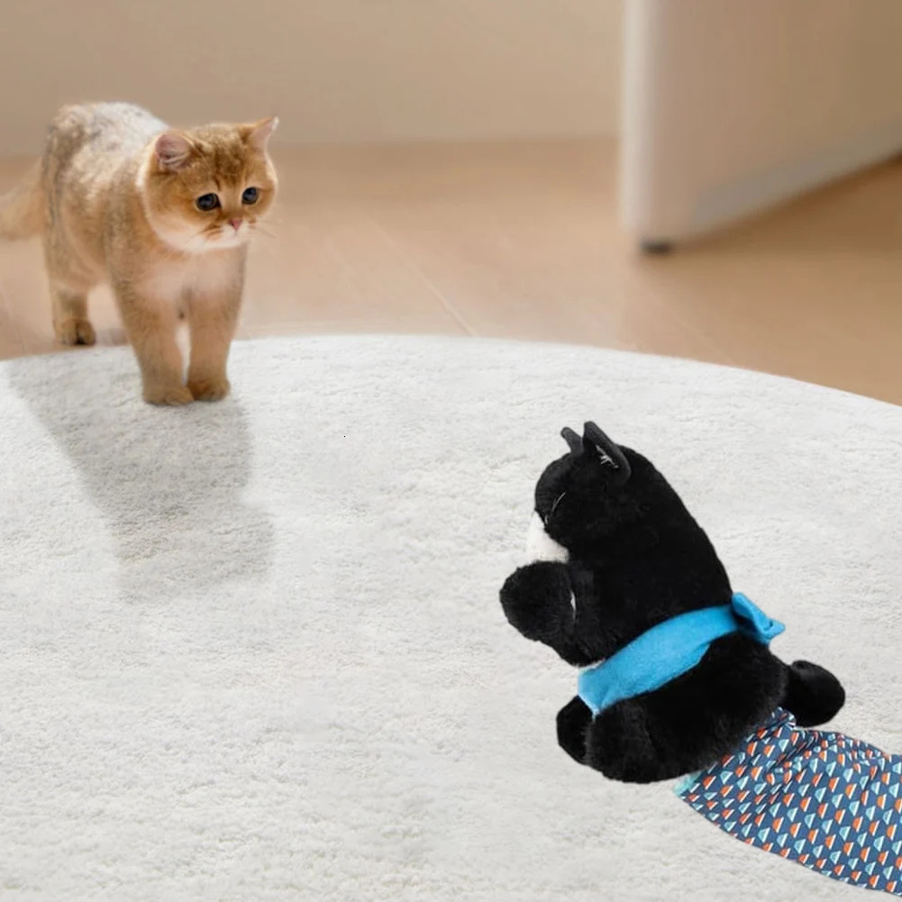 Cat Puppet Wrestler Interactive Play Cat Toys Wrestling Glove With Sturdy Padding Soft Plush Cat Wrestle Toy Animal Hand Glove 250708