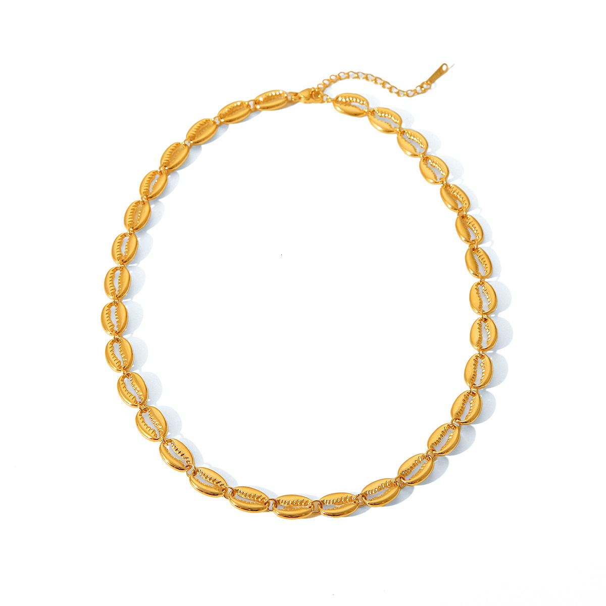 Luxury Jewelry Designer Jewelry Cross-border European And American INS Style Fashion 18K Gold-plated Necklace Handmade Chain Round Bead Chain Stainles