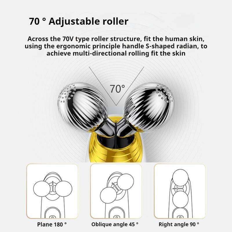 Electric Y Shape 3D Face Lifting Vibrating Facial Lift Body Roller Massager