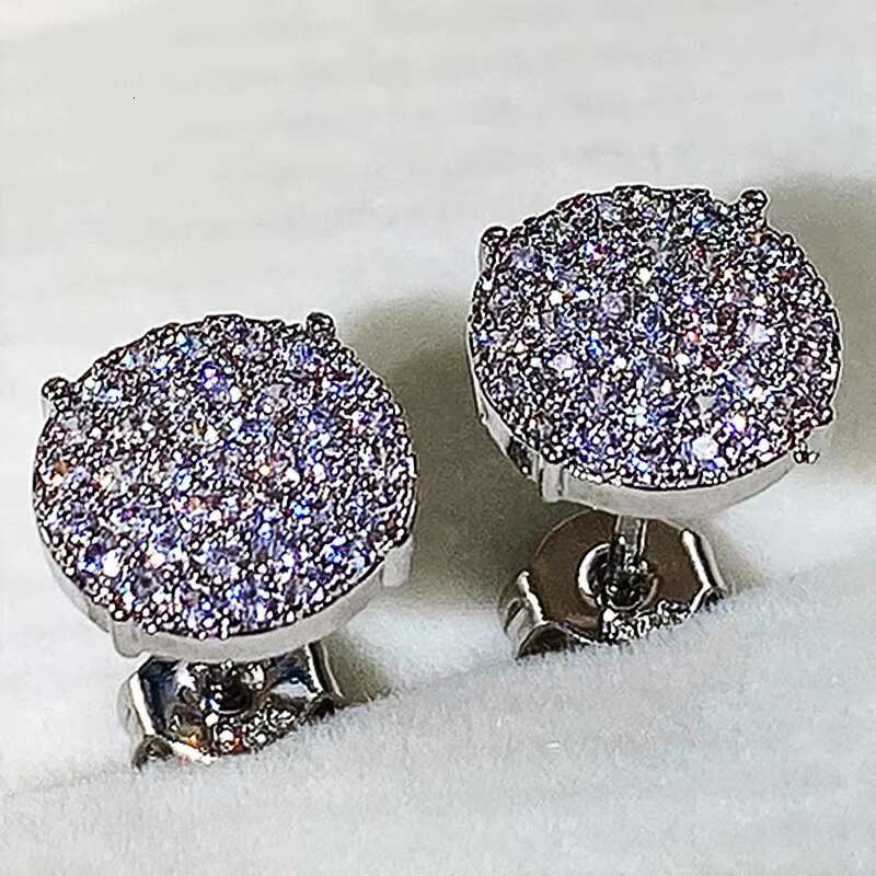 Minimalist Small Stud Earrings with Shiny Cubic Zirconia Stone Statement Earrings for Women Fancy Gift New Trendy Jewelry