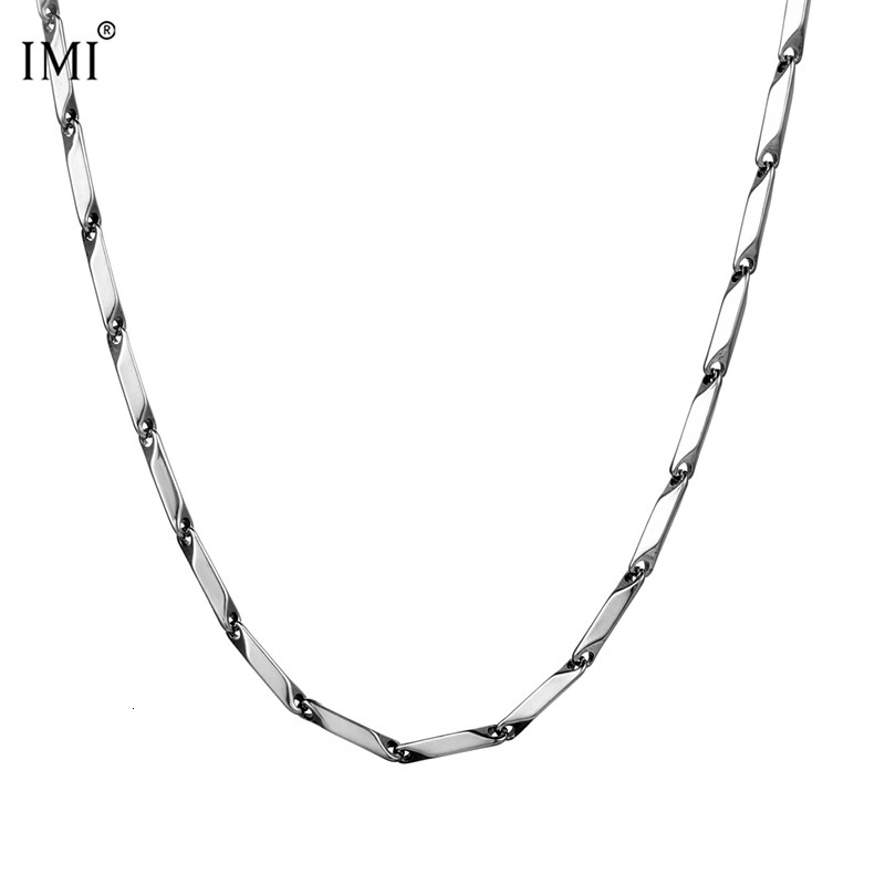 Luxury Jewelry Designer Jewelry IMI Men's Necklace Dominant Titanium Steel Men's Jewelry Gift Choker Trendy Hip Hop Street Dance Clavicle Ch