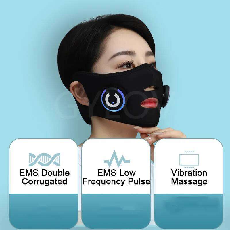 Face-Lifting Device Massager Mask Bandage Micro-Current Skin Tighten Lifting Spa Face EMS Facial Care Beauty Instrument