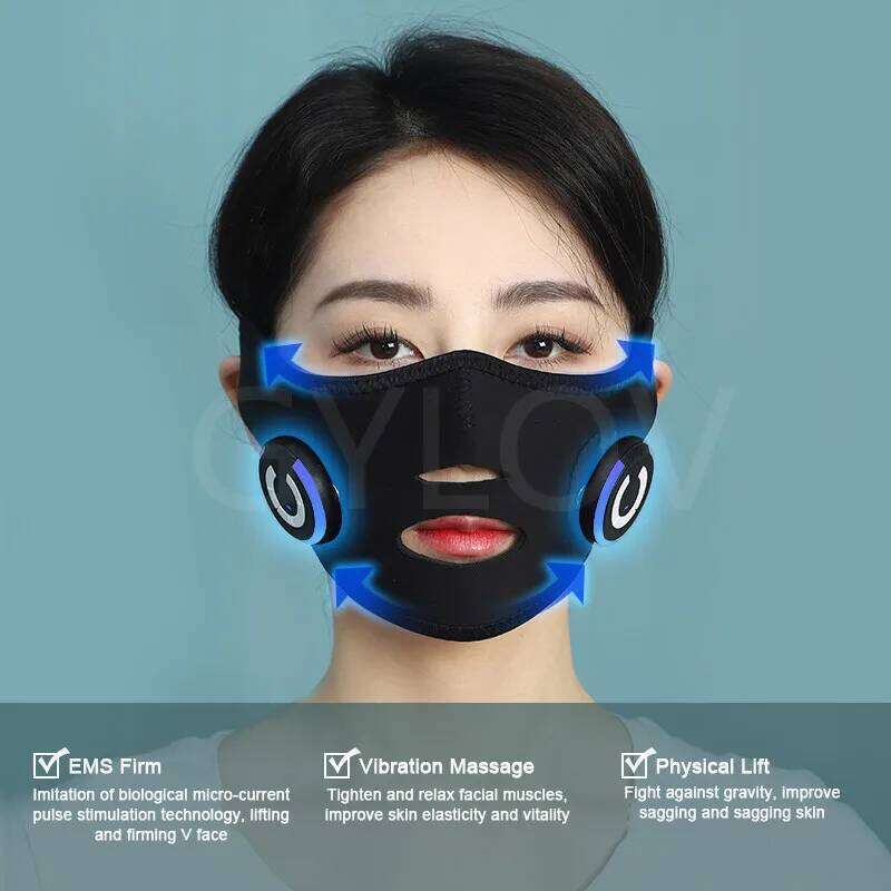 Face-Lifting Device Massager Mask Bandage Micro-Current Skin Tighten Lifting Spa Face EMS Facial Care Beauty Instrument