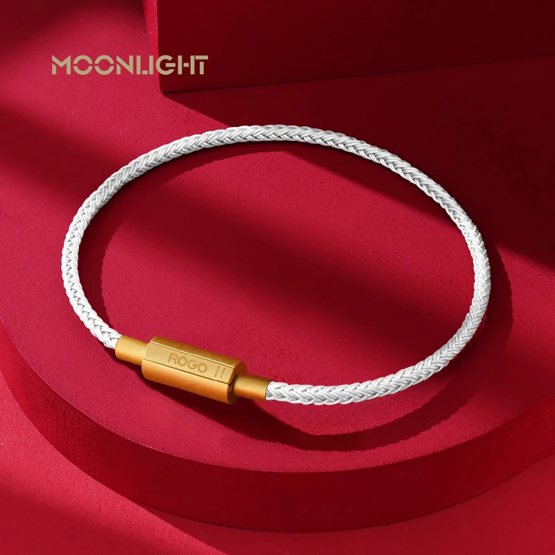 MOONLIGHT Classic Thin Rope 2.5mm Leather Bracelet for Women Stainless Steel Braided Bracelet Female Fashion Jewelry Gift 250712