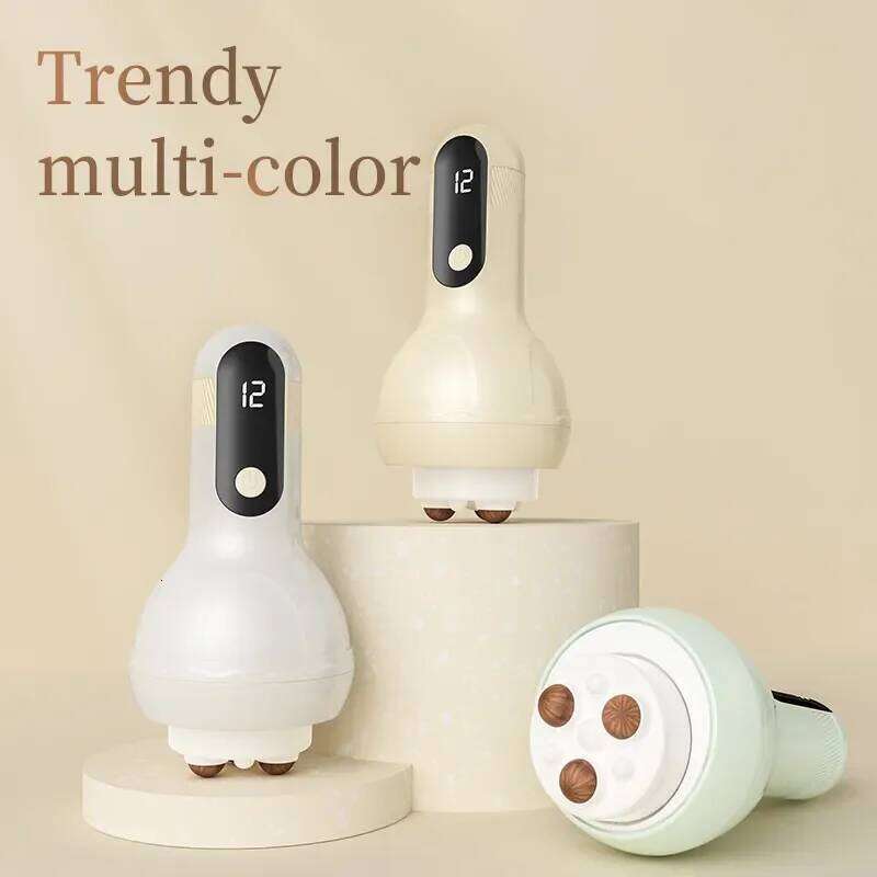 2025 New Electrical Handheld Shiatsu Vibrating Back Kneading Shoulder and Neck Abdominal Massager