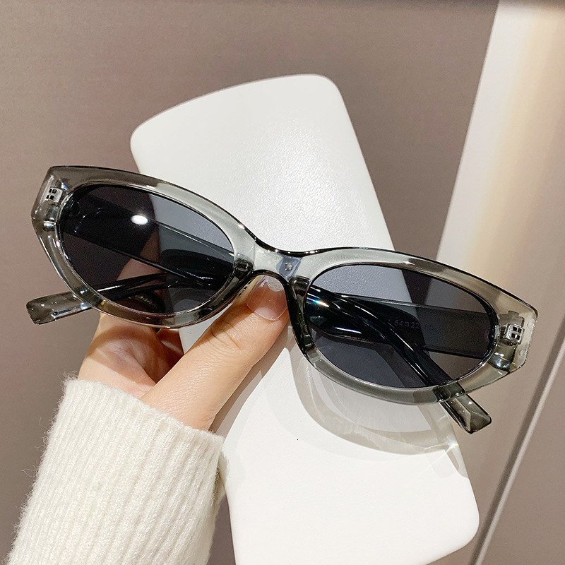 Designer's Luxury New Small-framed Women's Cat-eye Sunglasses, Uv-blocking Sunglasses, Sunshade Glasses, Street Style, Fashionable And Trend