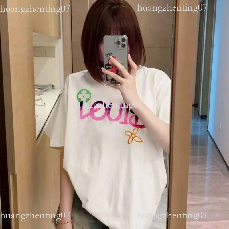 Womens T-Shirt designer tshirt womens clothes Woman Shirts Clothing Women Tops Crop Top Tee Short Sleeve Letter Print Fashion Summer Pullover Female eu size