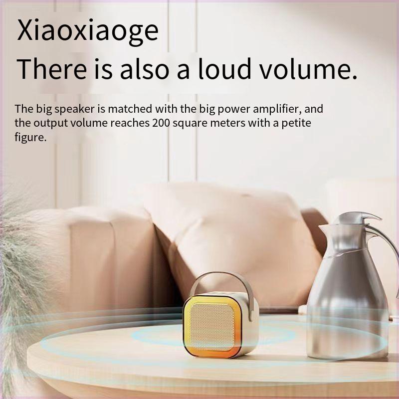 Designer Famous Brand K Speaker Mini Portable Sing Wireless Bluetooth All In One Hine Karaoke Singing Song Request Home KTV