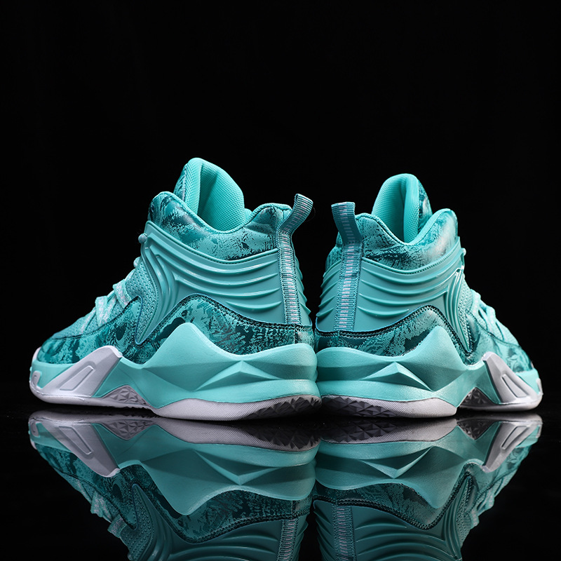 2024 Spring New Men's Shoes Colorful High Top Breathable Men's Casual Sports Shoes Trendy and Versatile Basketball Shoes
