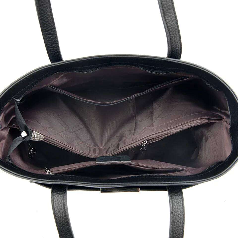 Genuine Brand Soft Pu Leather Hand Big Handbags Women Shoulder Bags for Laptop Designer Tote Shopping Top Handle Bag