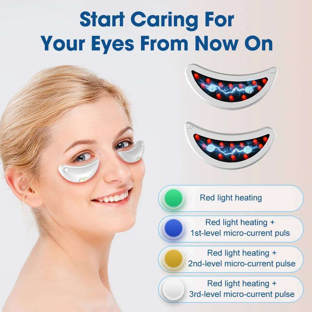 Portable LED Eye Care Skin Firming Tightening Lifting Massager Beauty Device