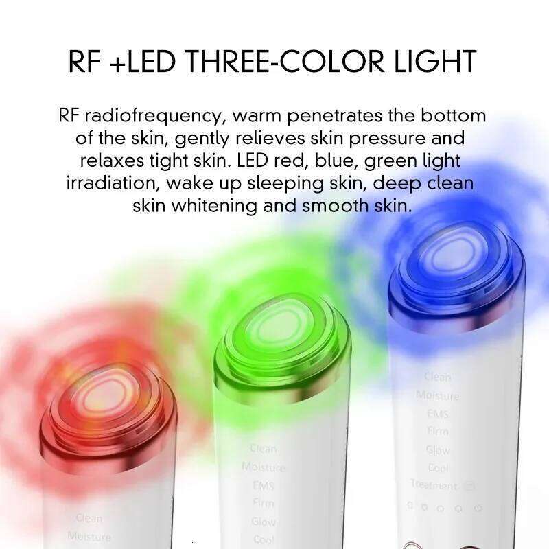 New 4 Color Therapy Beauty Care EMS Wrinkle Remover Lifting Massager Newest Home Use Face And Neck Lifting Device