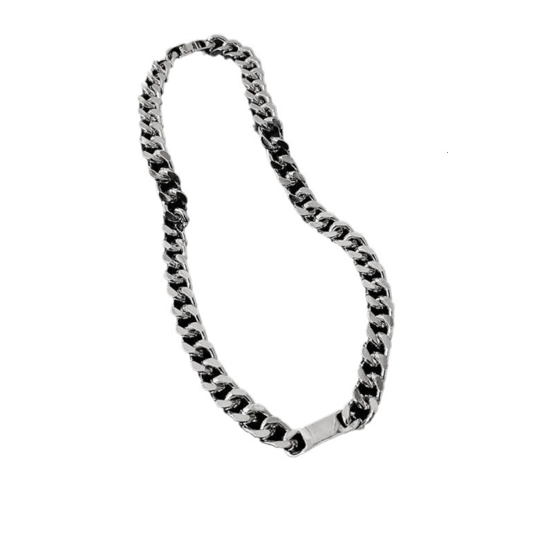 Luxury Jewelry Designer Jewelry European And American Style Simple Trendy Unisex Necklace Men Women Smooth Titanium Steel Clavicle Chain Personality