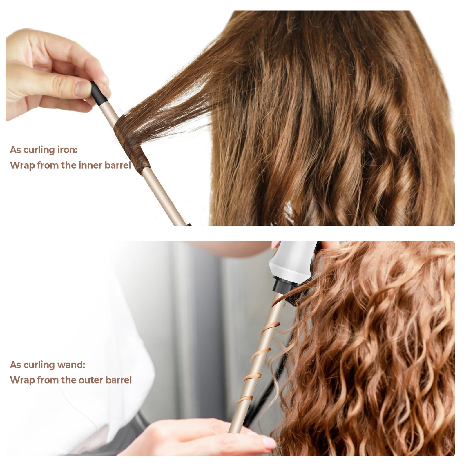 Mini Hair Curling Iron Curler Wand Professional Curly Tongs Ceramic Electric Salon Styling Tool Small Crimping Iron 250712