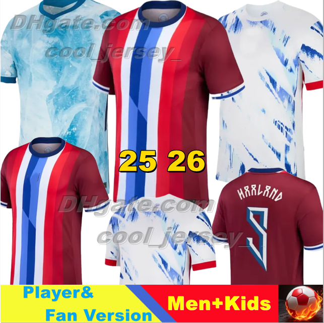 24 25 Norway Haaland Soccer Jerseys 2024 2025 national team Retro 1998 20 21 Football Shirts THORSBY AJER NORMANN SORLOTH BERGE ODEGAARD Men Uniforms kids kits