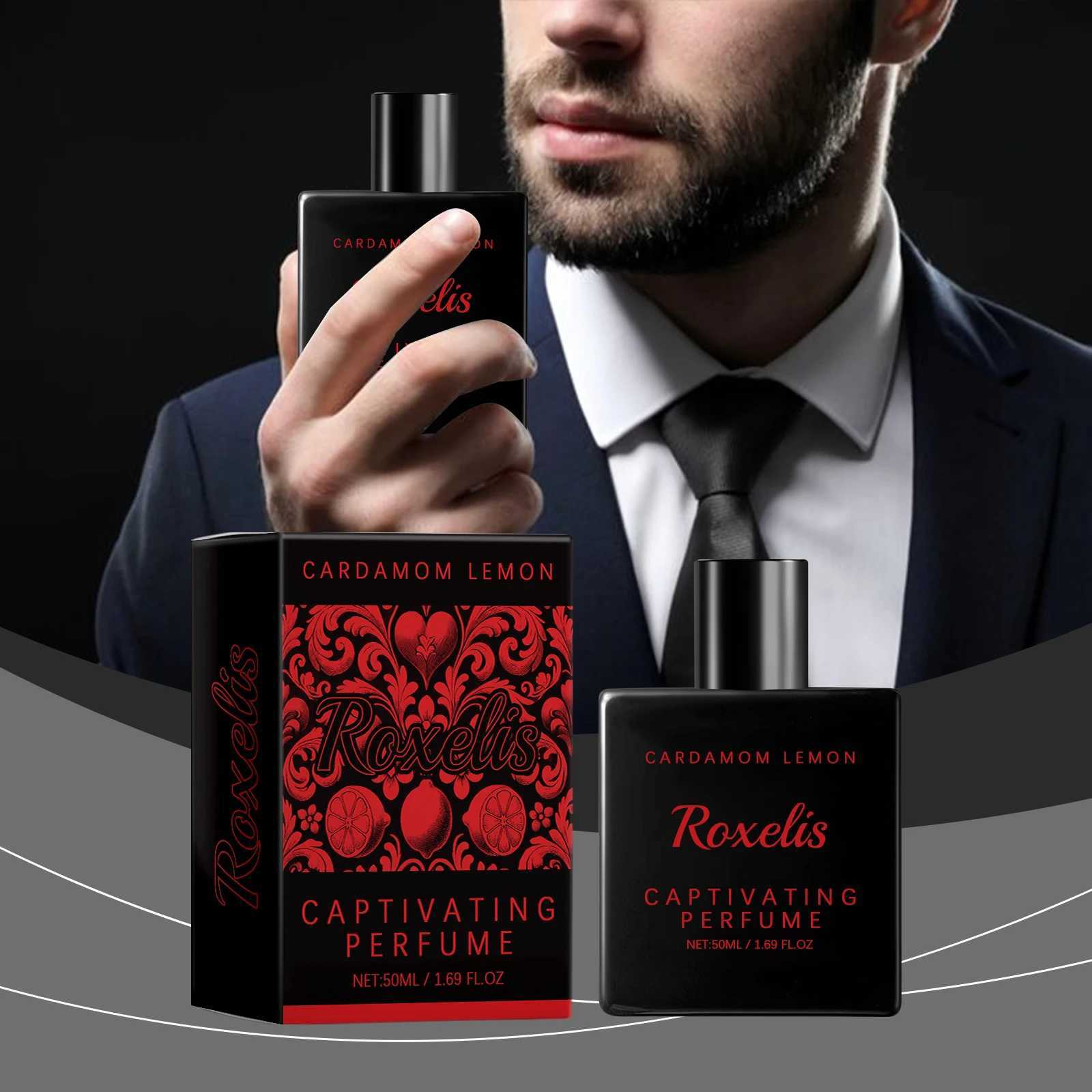 Roxelis Rich Cardamom Lemon Charming Perfume Rich Charming Perfume Cardamom Lemon Fresh Unique Charm Fragrance Exquisite Scent W250712