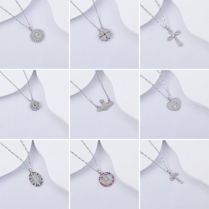 Luxury Jewelry Designer Jewelry Necklace Niche Design Simple Fashion Pendant Unisex High-end Light Luxury Temperament Collarbone Chain Titanium Steel 