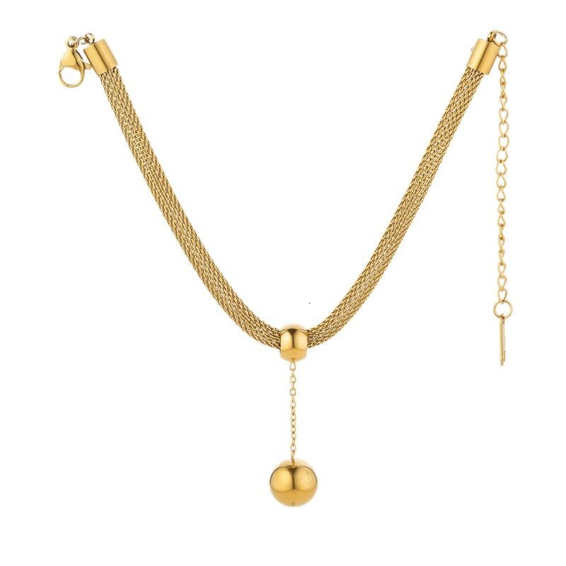 Luxury Jewelry Designer Jewelry Exaggerated Thick Chain Internet Celebrity Necklace For Women, High-end Design Sense, Niche 2025 New Clavicle Chain, I