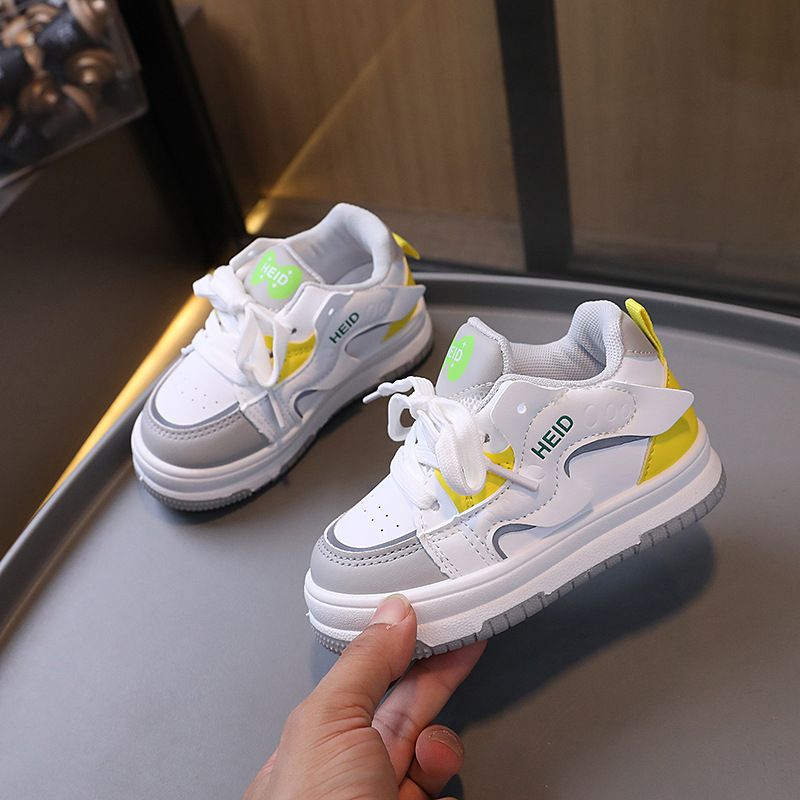 Kids Sneakers Boys Casual Board Shoes Toddler Enfant Non-slip Student Sports Shoes Fashion High top Girls Trainers Sizes US5.5C-US1Y 000200