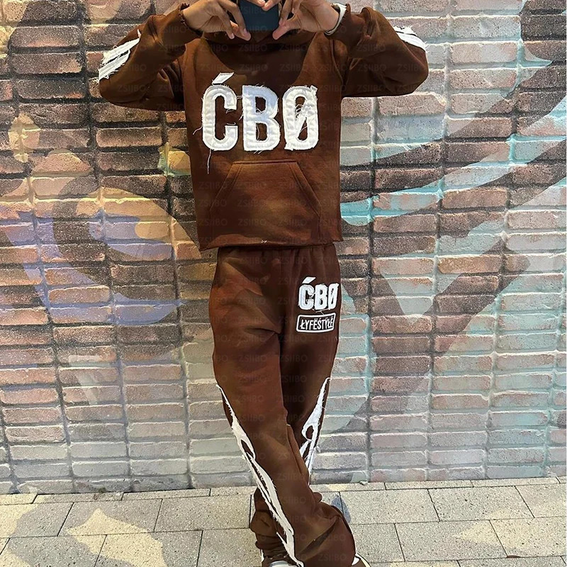Y2k Long Sleeved Pullover Hoodie With Letter Patchwork Tops Streetwear Vintage Hoodie School Outfit Punk High Street Clothing 250709