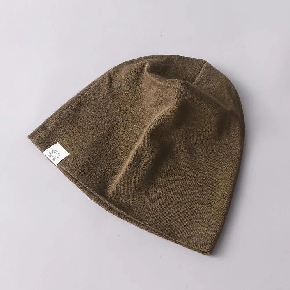 100% Merino Wool Beanie Men Women Unisex Warm Wool hat 2 Layer running riding winter thermals cap Sports Thermal cap 250712