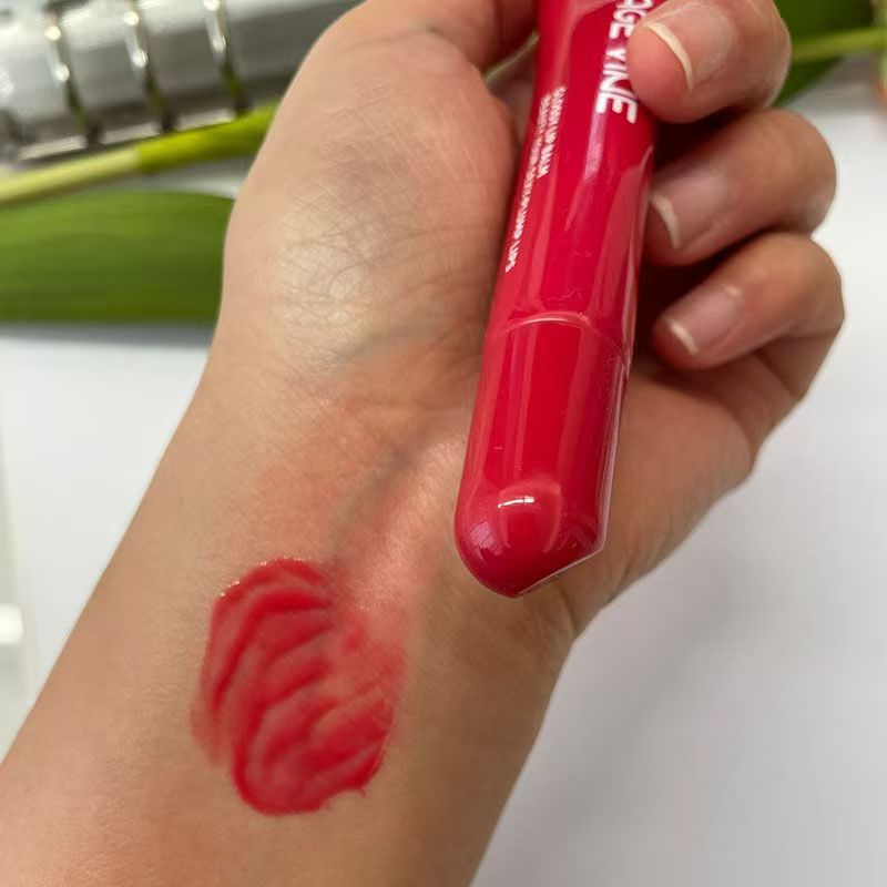 lipstick New Color Salted Caramel Vanilla Lipstick Silicone Case For iPhone 16 15 14 13 12 11 Pro Max Plus Lip Gloss Holder Box