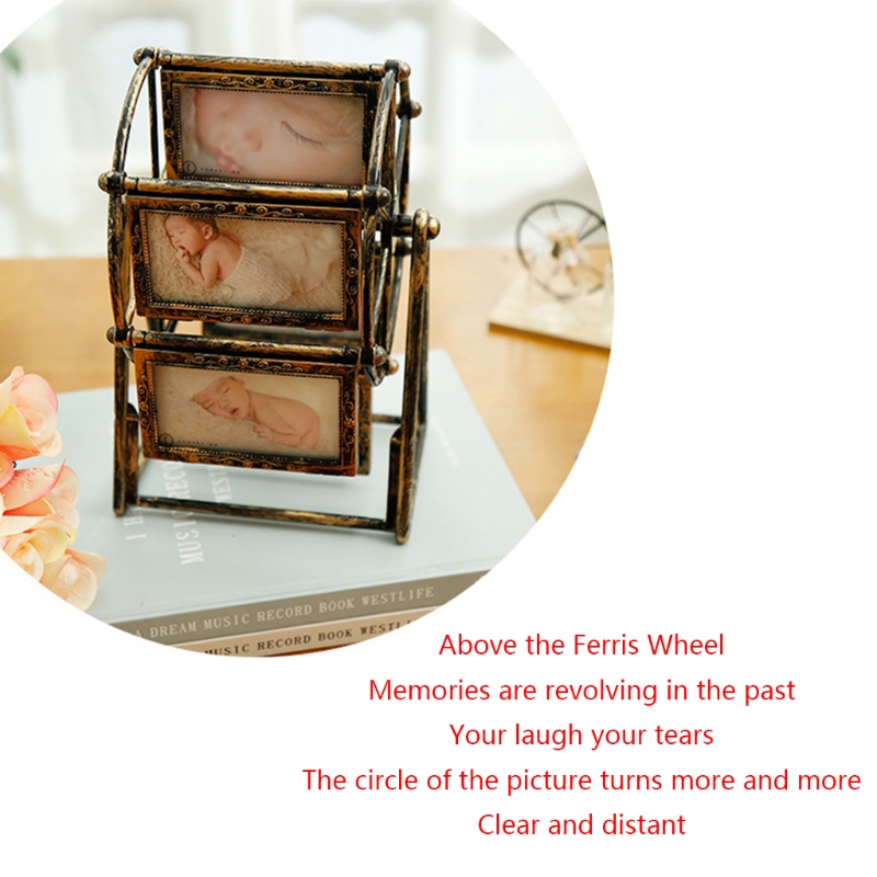 Ferris Wheels Shape Frame Creative Combination for Home Bedroom Dormitory Photo Studio Decoration Stan Drop Shipping H260306