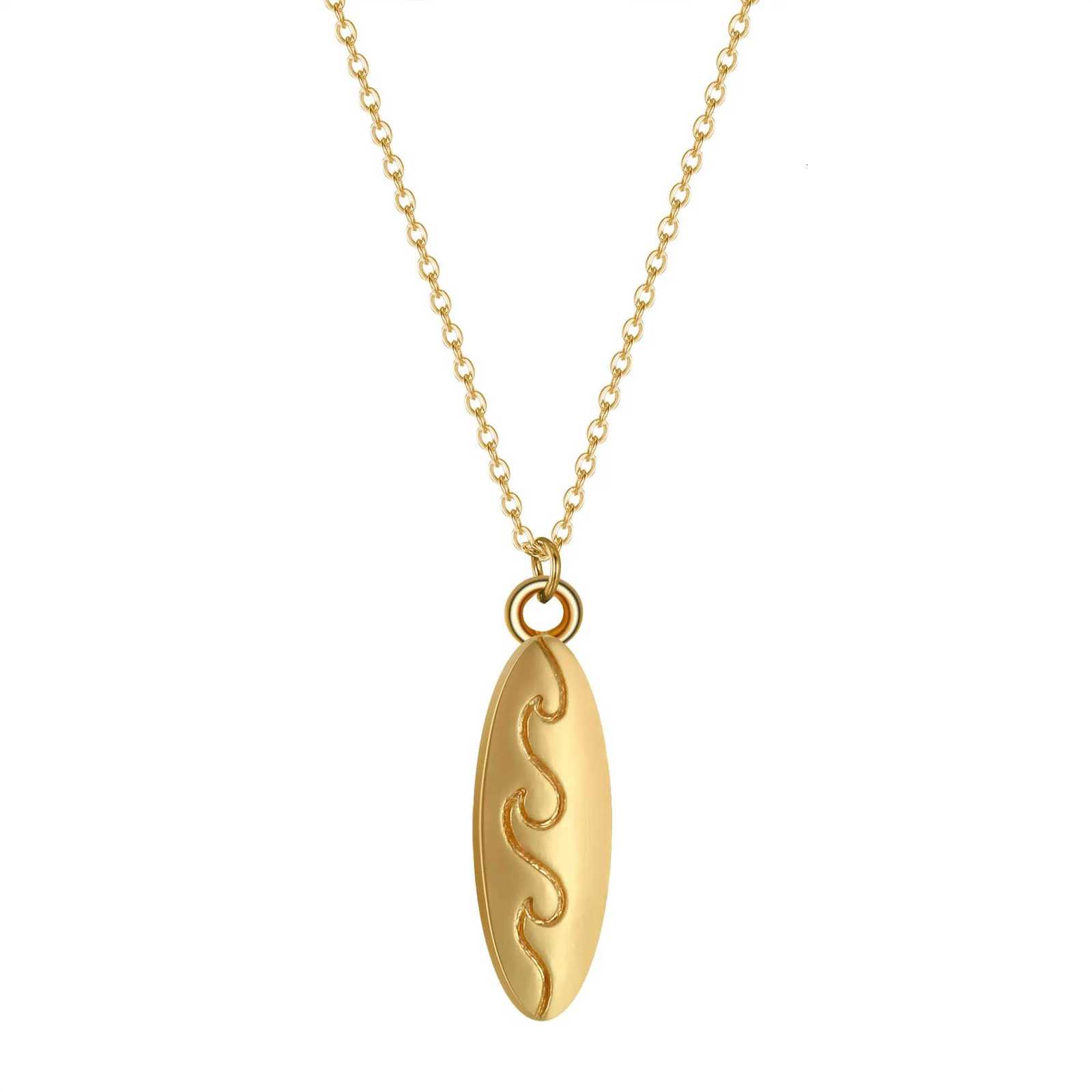 Todorova Surfboard Pendant Necklace For Women Surfing Dainty I Love Surfer Necklace Wave Summer Fashion Beach Jewelry Gift W250712