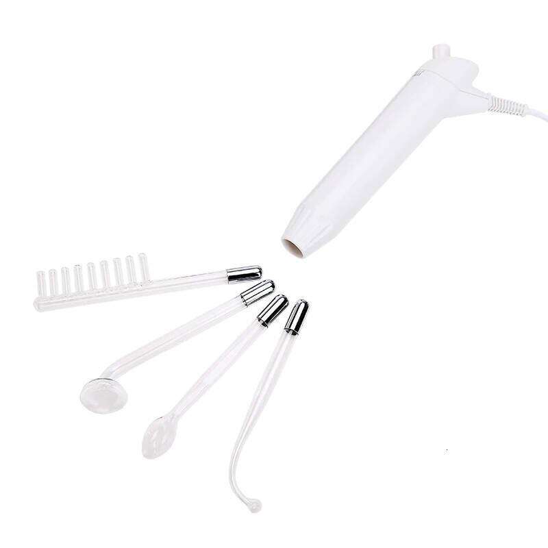 Portable High Frequency Facial Hine For Skin & Hair Care D'arsonval Violet Ray Wand With 4 Tubes