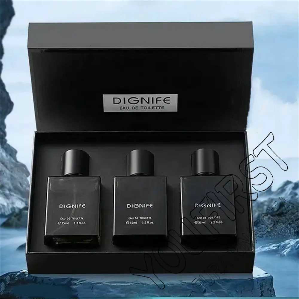 Brand Original Perfume Men Cologne 105ml Pheromone Perfumes for Men Fresh Natural Man Fragrance Perfumes Gift Box 3Pcs Set W250712