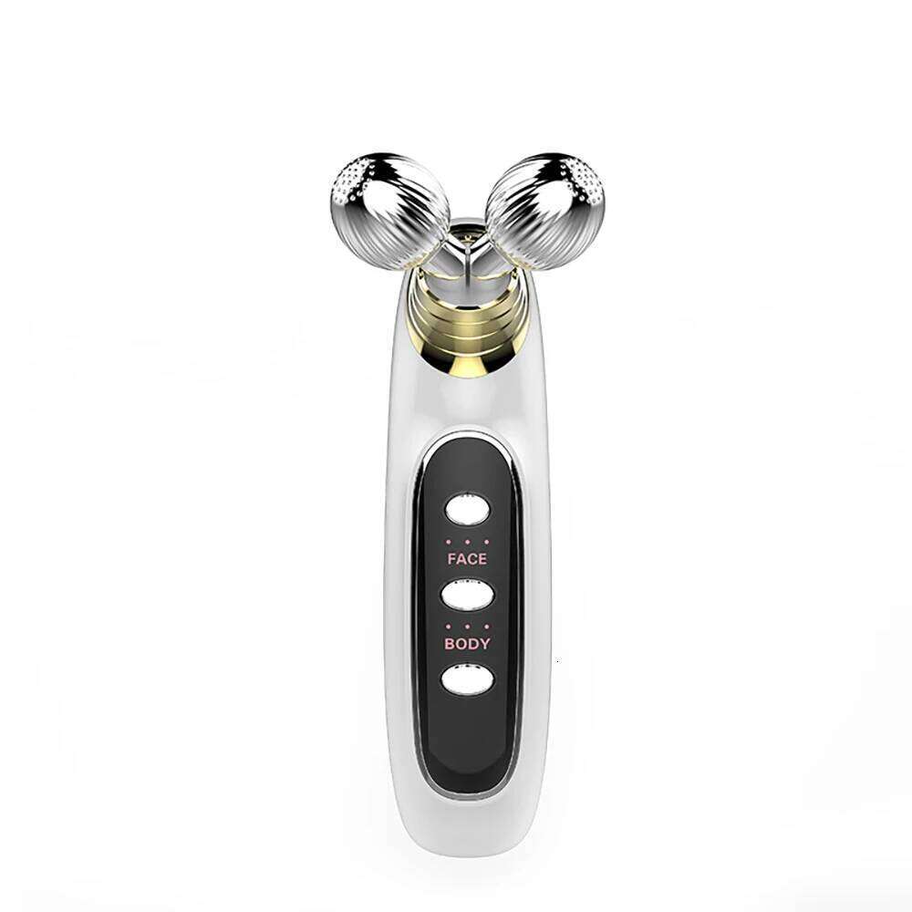 Portable EMS Double Roller Face RF Radio Frequency Hine Tightens And Enhances Massage Facial Beauty Device