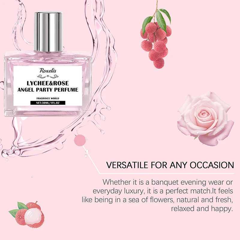 Women Vanilla Perfume Lychee Scent Floral Natural Fragrance Long Duration Exudes Feminine Charm Midnight Rose Aroma Body Spray W250712