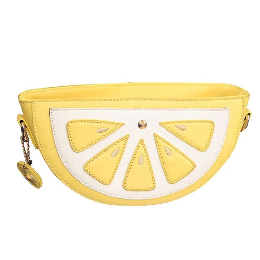 Women Fashion Watermelon Shape Shoulder Bags Casual Zipper Messenger Bag for Ladies Outdoor Shopping Business